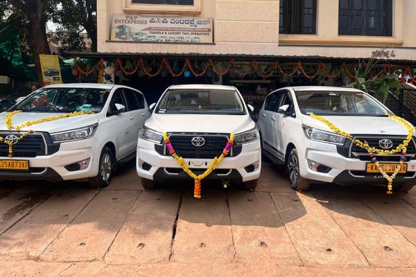 Clean and Comfortable Car for Rent in Dharwad - P & P Enterprises Travel Services