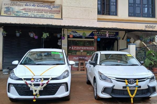 Clean and Comfortable Car for Rent in Dharwad - P & P Enterprises Travel Services